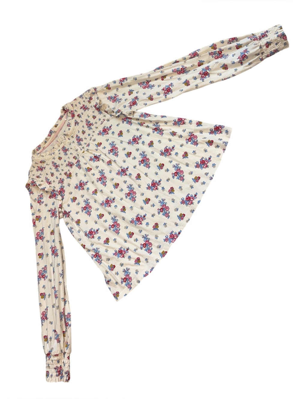 Mini Boden Floral Jersey Top 11-12y NWOT